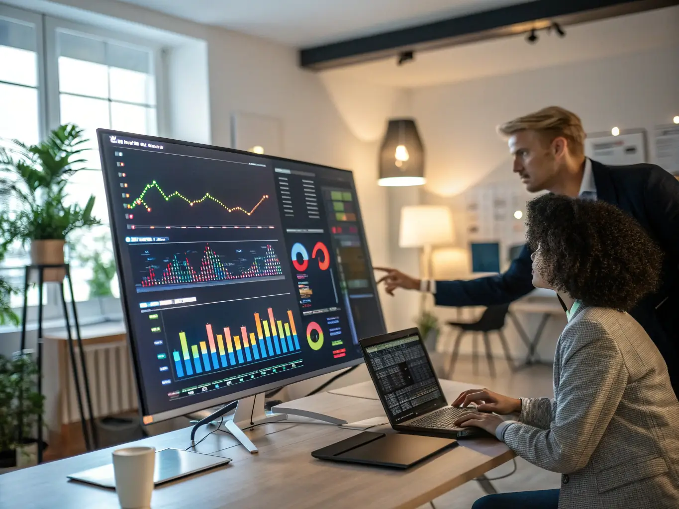 A sleek dashboard interface displaying real-time transaction data and AI routing algorithms in action, showcasing Tramscard.com's Intelligent Payment Platform.