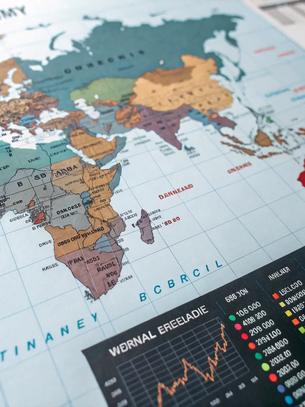 A graphical representation of global payment networks, illustrating Tramscard.com's ability to facilitate transactions across various countries and currencies.